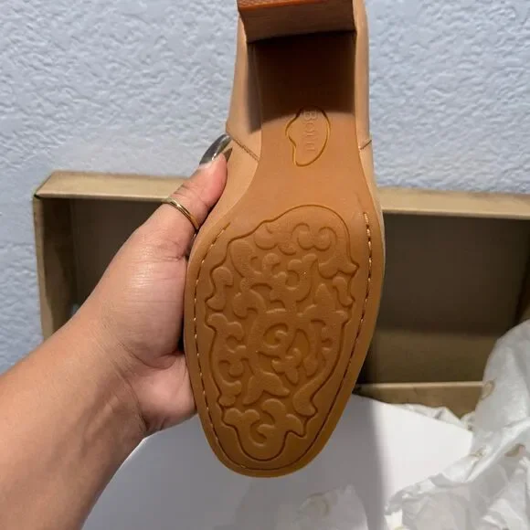Born leather tan mules NEW SZ10 - Picture 5 of 7